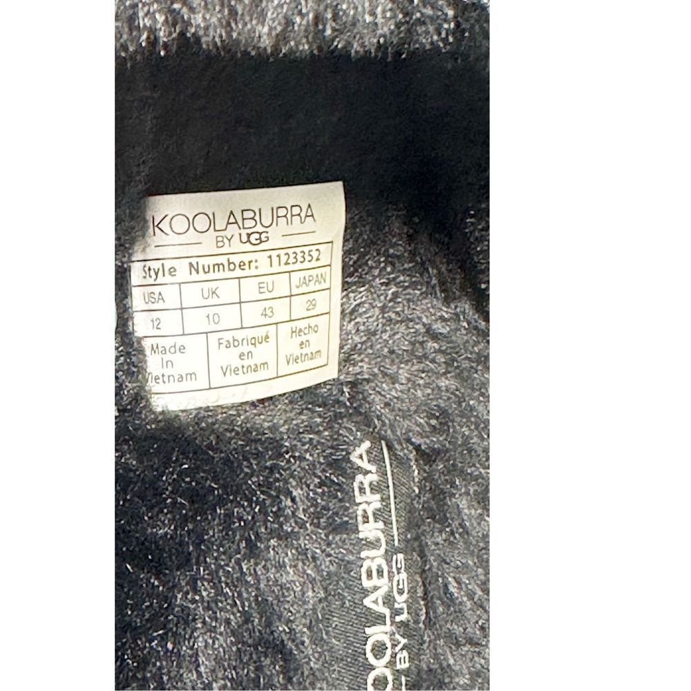 Koolaburra Fuzz-On Faux Fur Sandal Slippers Slide On Black White Women’s Size 12 - Picture 12 of 13